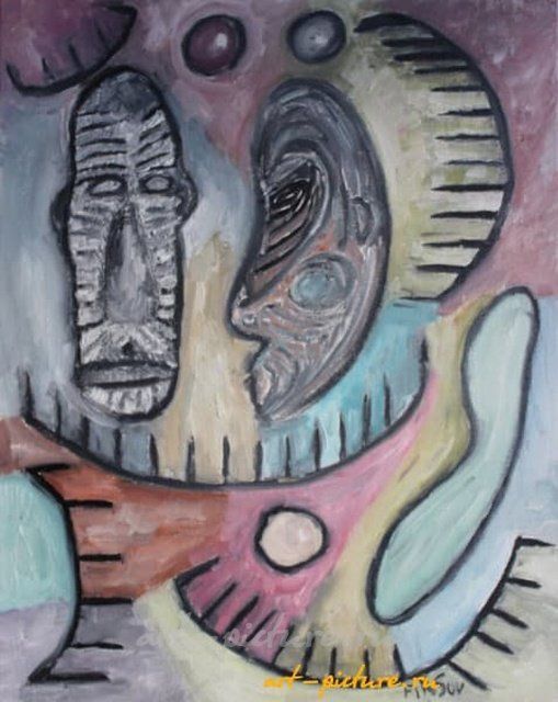 Mask 3 Mixed Media
