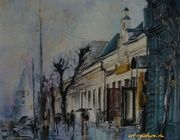 Улица Советская масло,холст