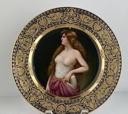 Фарфоровая тарелка "Royal Vienna" около 1900 года