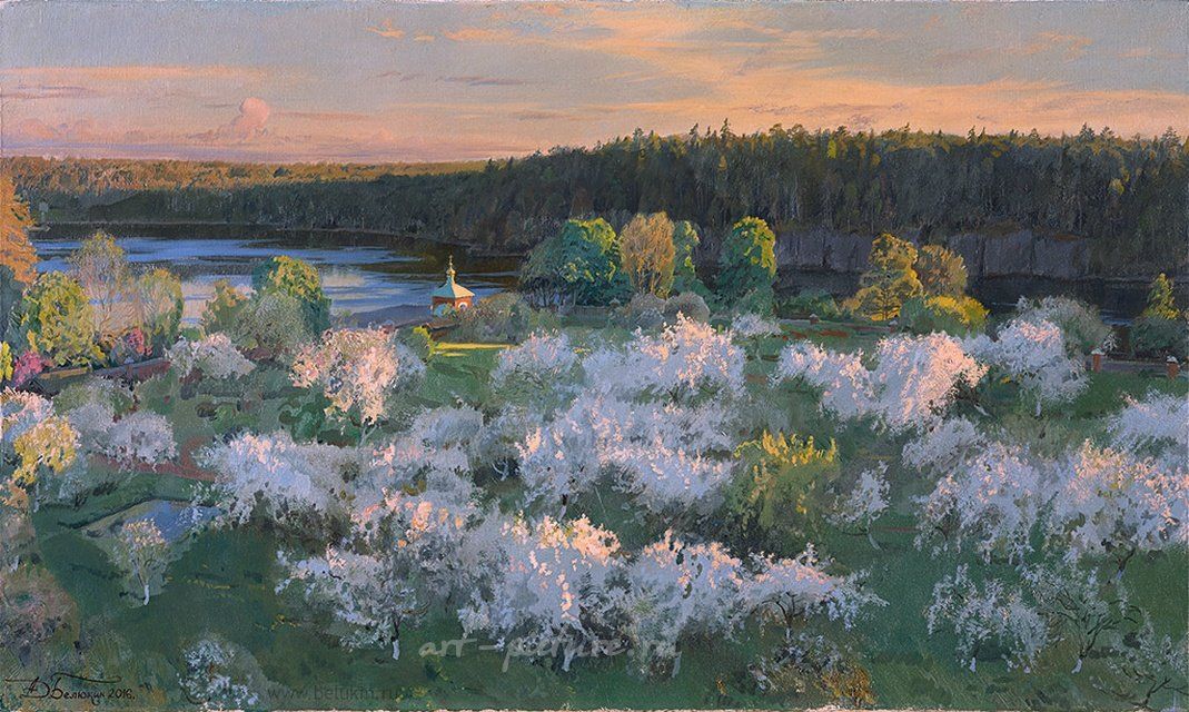 Валаам. Монастырский сад цветёт