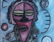Mask 5 Mixed Media 