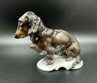 купить Фарфоровая статуэтка  такса. Германия. Розенталь Rosenthal