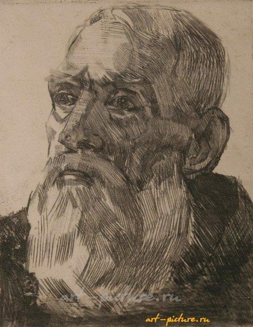 Мищенко В. Бумага, мягкий лак. 20 × 16 см.