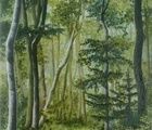 купить Лесная тропа Холст, масло 