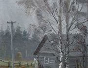 Деревня. Холст, масло. 40 х 30 см