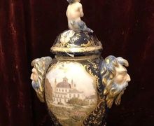 Royal Copenhagen ваза 19 век