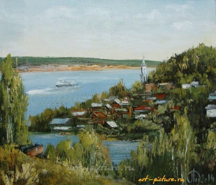 Плёс масло,холст
