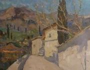 Чеховка. холст. масло. 50 х 55