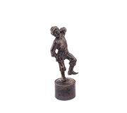 Серебряная бутылочная пробка русского литья в форме танцовщицы...