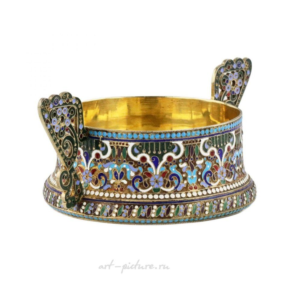 Русское серебро , Серебряная русская сахарница с щипцами