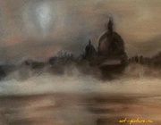 Зимний Петербург Пастель, холстовая бумага 