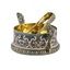 Russian Silver Sugar Bowl with Tongs