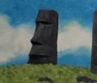 Статуэтка Моаи Масло, холст. 