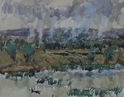 Утро. Акварель. 20 х 23 см
