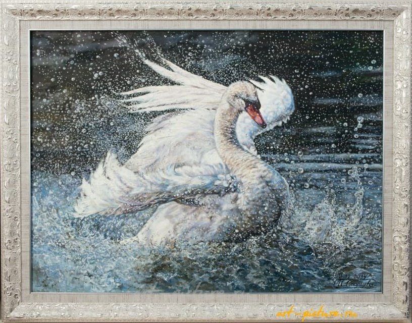 Лебедушка масло,холст