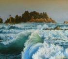 Статуэтка Дыхание моря холст масло 
