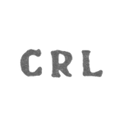 Клеймо мастера Линк Карл Рейнгольд - Ленинград - инициалы "CRL"