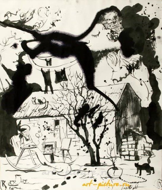 TWILIGHT БУМАГА, ТУШЬ, (PAPER, INK