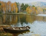 Дуновение холст, масло 