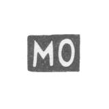 Клеймо неизвестного мастера Москвы - инициалы "МО" - 1828 г.