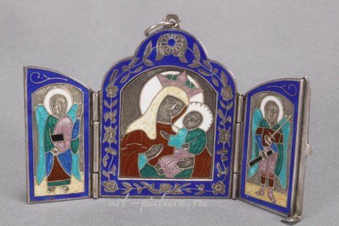 Русское серебро, Триптих икон