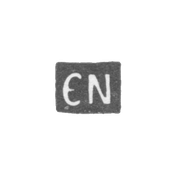 Клеймо неизвестного мастера Пскова - инициалы "CN" - 1774 г.
