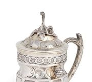 Серебряный кружевной кубок, Санкт-Петербург, 1855 год, ювелир F.W. Сенгбу...