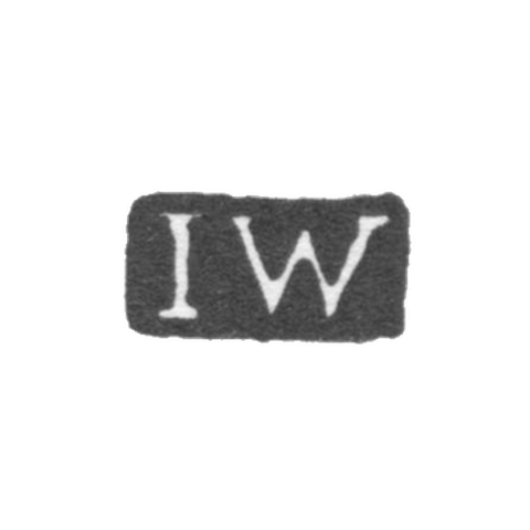 Клеймо мастера Варьюс Иоган - Ленинград - инициалы "IW"