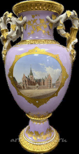Royal Copenhagen ваза 19 век