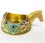 Russian .84 silver samovar with enamel and gilt decoration