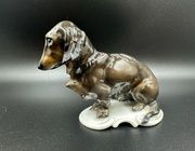 Фарфоровая статуэтка  такса. Германия. Розенталь Rosenthal
